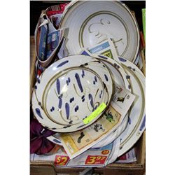 4 PC CERAMIC SERVING SET