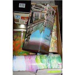 BOX OF COLLECTABLE TINS