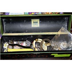 BOX FULL OF JEWELLERY