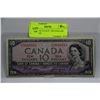 Image 1 : 1954 "DEVIL'S FACE" TEN DOLLAR BANKNOTE
