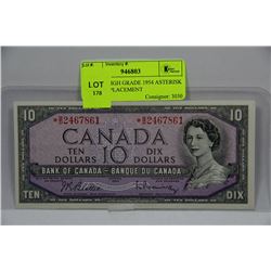 SCARCE HIGH GRADE 1954 ASTERISK BD HO REPLACEMENT