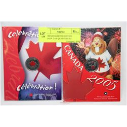 UNOPENED LIMITED EDITION CANADA DAY QUARTERS X2