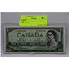 Image 1 : 1954 "DEVIL'S FACE" ONE DOLLAR BANKNOTE