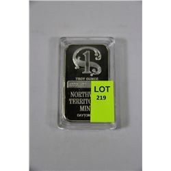 NORTHWEST TERRITORIAL MINT SILVER BAR 1OZ