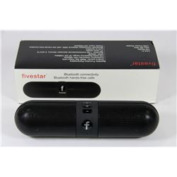 NEW BLACK BLUETOOTH PILL SHAPED SPEAKER