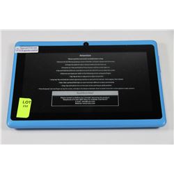 NEW BLUE IRULU ANDROID/GOOGLE QUAD CORE TABLET