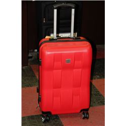 NEW HARD CASE LUGGAGE ON CHOICE RED