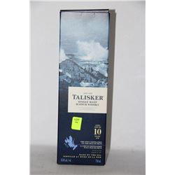 750ML BOTTLE OF TALISKER SINGLE MALT SCOTCH WHISKY