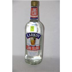 SIX 1L BOTTLES OF KARKOV LONG ISLAND ICE TEA