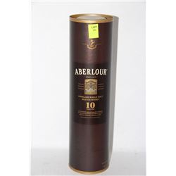 750ML BOTTLE OF 10YR ABERLOUR SINGLE MALT