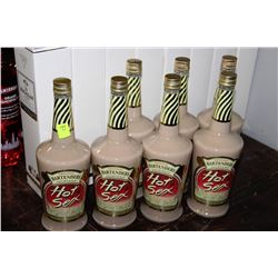 SEVEN 750ML BOTTLES OF HOT SEX CREME LIQUOR