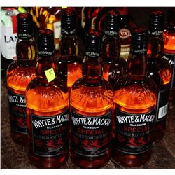 SEVEN 750ML BOTTLES OF WHYTE & MACKAY SCOTCH