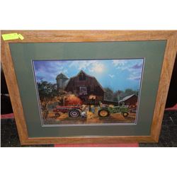 "THE REMATCH" BY BARNHOUSE FRAMED & MATTED PRINT