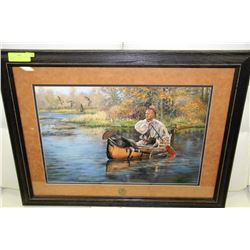 "A GOOD DAY" FRAMED PRINT BY JACK PALUH - 996/2200
