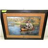 Image 1 : "A GOOD DAY" FRAMED PRINT BY JACK PALUH - 996/2200