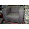 Image 1 : SHOWHOME GREY FABRIC ARM CHAIR