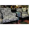 Image 1 : SHOWHOME ZEBRA PRINT ARM CHAIR X2