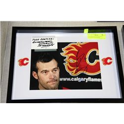 TODD BERTUZZI GUARANTEED AUTHENTIC AUTOGRAPH