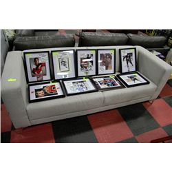 TAN FABRIC SHOWHOME SOFA