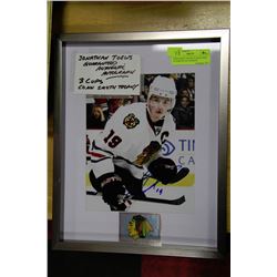 JOHNATHAN TOEWS GUARANTEED AUTHENTIC AUTOGRAPH