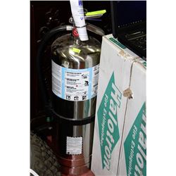 NEW STAINLESS STEEL FIRE EXTINGUISHER