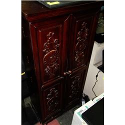 WOOD CARVED CABINET