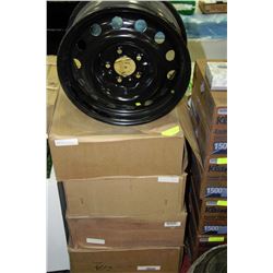 SET OF 4 NEW 16" 5 BOLT STEEL RIMS