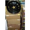 Image 1 : SET OF 4 NEW 16" 5 BOLT STEEL RIMS