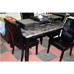 DINNER TABLE WITH 4 CHAIRS