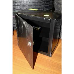 BLACK METAL LOCK BOX