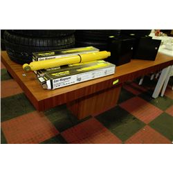 LARGE WOOD TONED TABLE