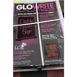 DOUBLE SIDED GLOW WRITING BOARD