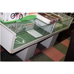 PLYWOOD&GLASS DISPLAY CASE, 4PCS