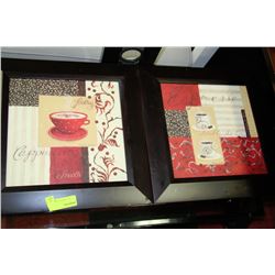 PAIR OF WOOD FRAMED SHOWHOME PICTURES