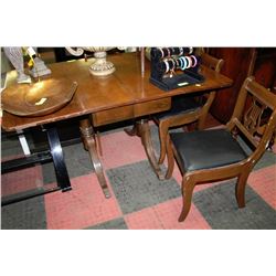 DUNCAN PFYFE TABLE & FOUR CHAIRS