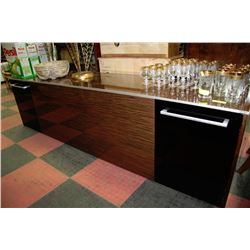 LARGE 2 TONE 2 SIDED SIDEBOARD