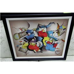 FRAMED ABSTRACT ART