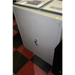 METAL OFFICE 2 DOOR CABINET