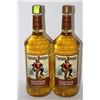 Image 1 : TWO 1.14LITRE BOTTLES CAPATIN MORGAN GOLD RUM 40%