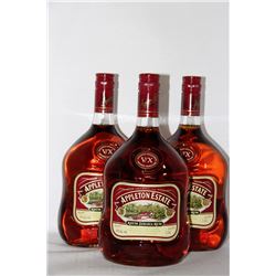 THREE 1.14LITRE BOTTLES OF APPLETON ESTATE JAMAICA