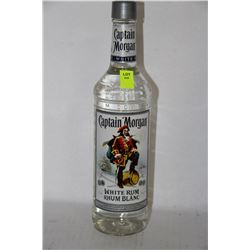 FOUR 750ML BOTTLES CAPTAIN MORGANS WHITE RUM 40%