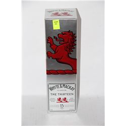 750ML BOTTLE WHYTE AND MACKAY 13 YEAR SCOTCH