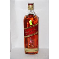 FIVE 1.14LITRE BOTTLES JOHNNY WALKER RED LABEL