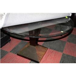 SHOWHOME WOOD METAL AND GLASS ROUND KITCHEN