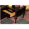 Image 1 : SHOWHOME WOOD 1 DRAWER END TABLE