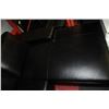 Image 2 : NEW BLACK LEATHER AND CHROME SECTIONAL 9' WIDE X