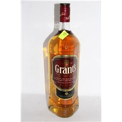 TWO 1.14 LITRE BOTTLES OF GRANTS SCOTCH