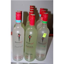10 ASSORTED 750ML BOTTLES OF SKINNY GIRL MOJITO