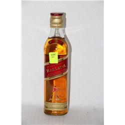 NINE 375ML BOTTLES RED LABEL SCOTCH