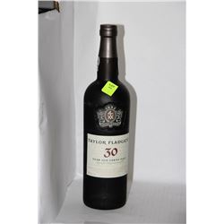 750ML BOTTLE OF TAYLOR FLADGATE 40YR PORT WINE